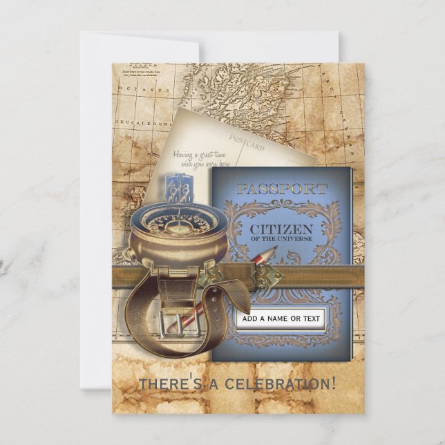 The Traveller Medium Party Invitations (Front)