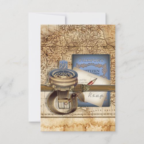The Traveller RSVP Cards