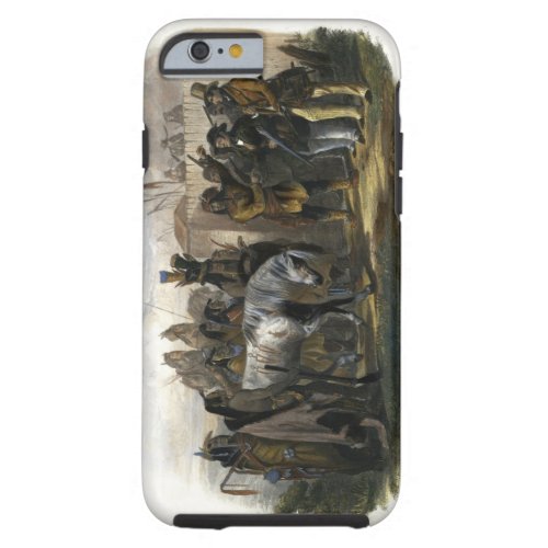 The Travellers Meeting with Minatarre Indians near Tough iPhone 6 Case