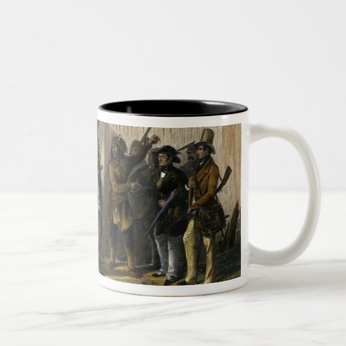 The Travellers Meeting with Minatarre Indians near Two_Tone Coffee Mug