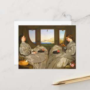 The Travelling Companions by Augustus Leopold Egg Postcard
