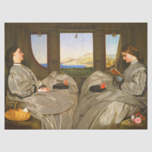 The Travelling Companions by Augustus Leopold Egg Tissue Paper
