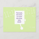 The Treasure Hunt Game - Clue #1 - Clock Postcard