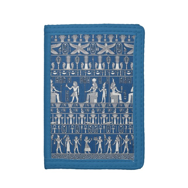 The Treasury of the Great House: Ramesses Sacred Trifold Wallet (Front Vertical)
