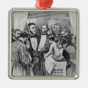 The treatment of tuberculosis metal ornament