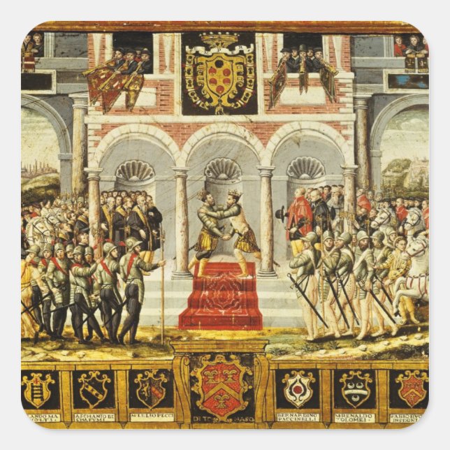The Treaty of Cateau-Cambresis Square Sticker (Front)