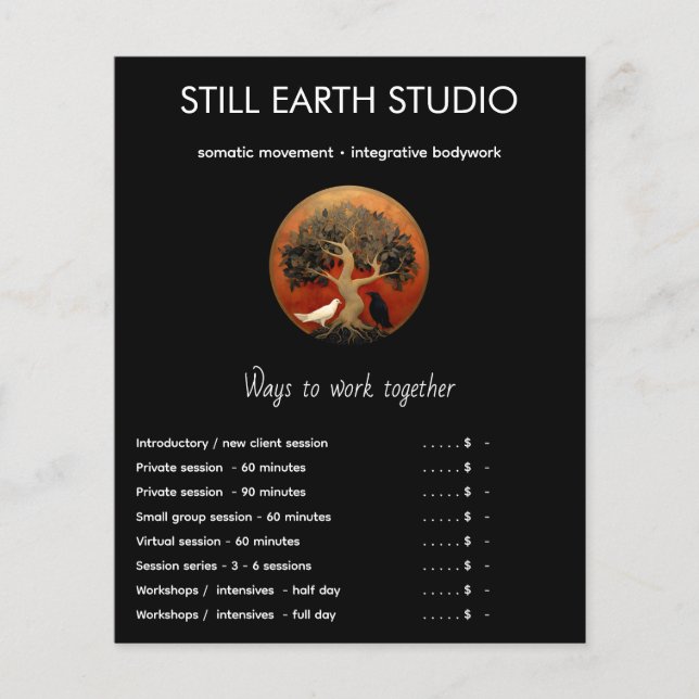 The Tree Between Worlds | Tree of Life R&B Flyer (Front)