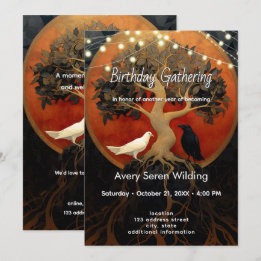 The Tree Between Worlds | Tree of Life R&B Invitation