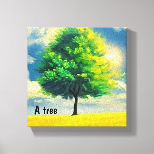 the tree  canvas print