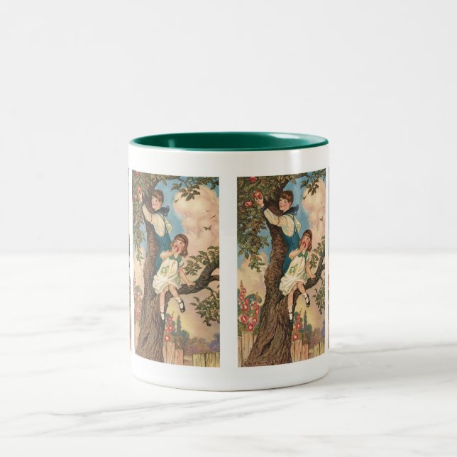 The Tree Climbers Two-Tone Coffee Mug (Center)