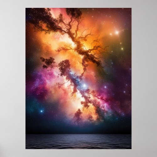 The Tree Galaxy Poster