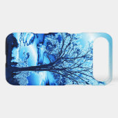 The Tree in Blue Ice iPhone 4 case (Back (Horizontal))