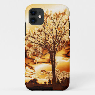 The Tree in Molten Gold iPhone 5 case