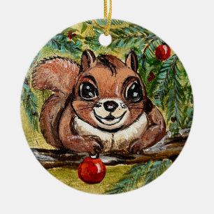 The Tree Looks Great! Ceramic Ornament