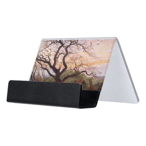 The Tree of Crows 1822 Desk Business Card Holder