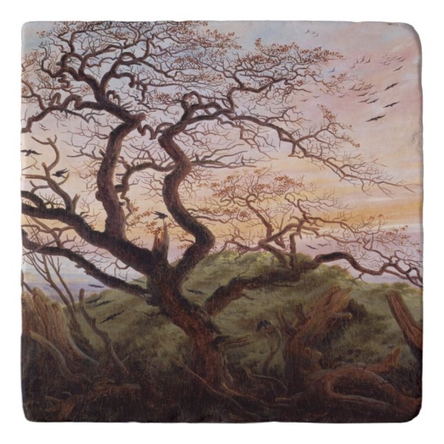 The Tree of Crows, 1822 Trivet (Front)