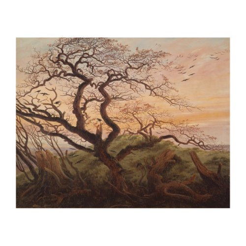 The Tree of Crows 1822 Wood Wall Decor
