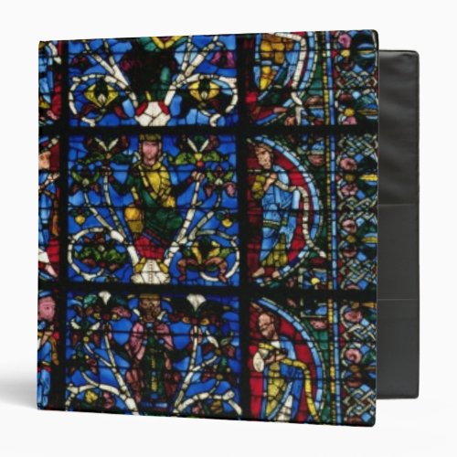The Tree of Jesse lancet window in the west facad 3 Ring Binder