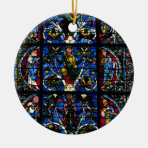 The Tree of Jesse, lancet window in the west facad Ceramic Ornament