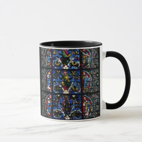 The Tree of Jesse lancet window in the west facad Mug