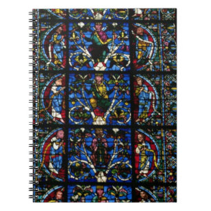 The Tree of Jesse, lancet window in the west facad Notebook