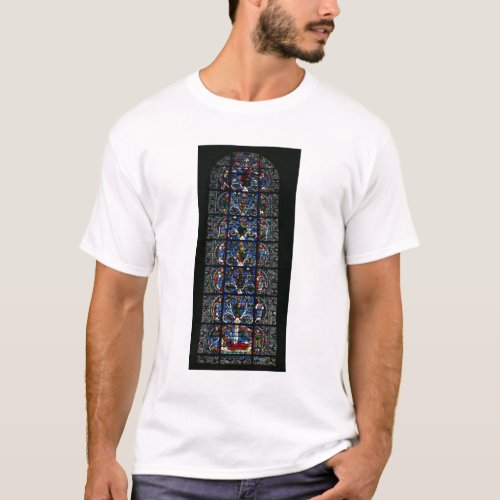 The Tree of Jesse lancet window in the west facad T_Shirt
