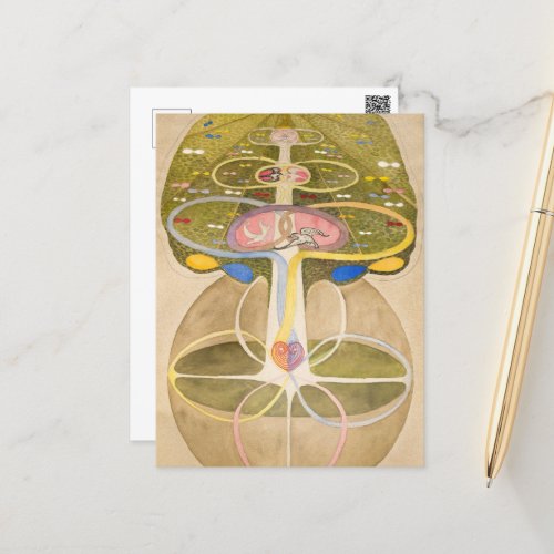 The Tree of Knowledge by Hilma af Klint Postcard