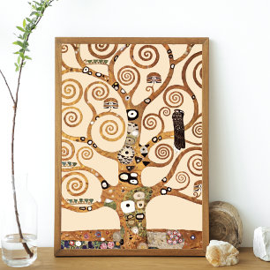 The Tree of Life Abstract Gustav klimt Poster