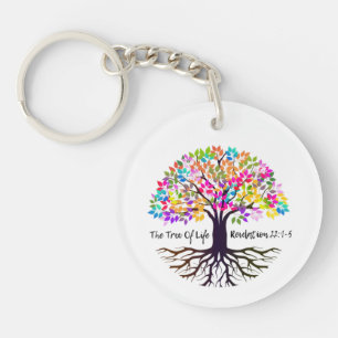 The Tree Of Life Acrylic Double-Sided Keychain