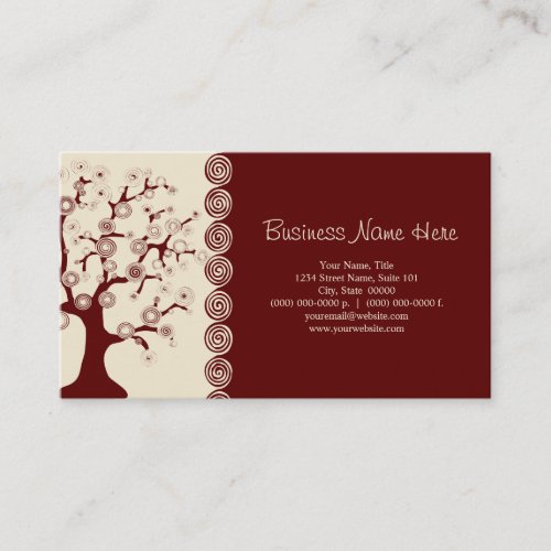 The Tree of Life Business Card