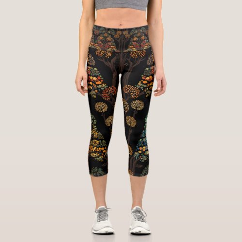 The Tree of Life Capri Leggings