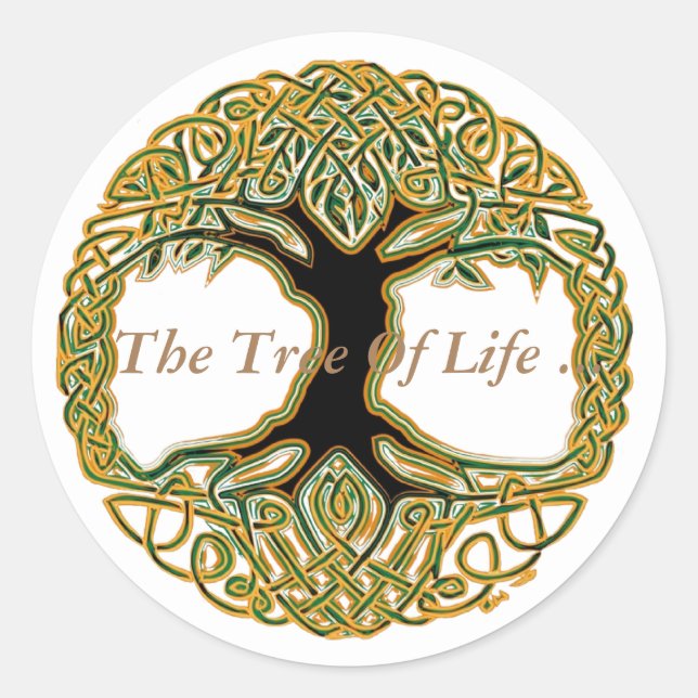 The Tree Of Life Classic Round Sticker (Front)