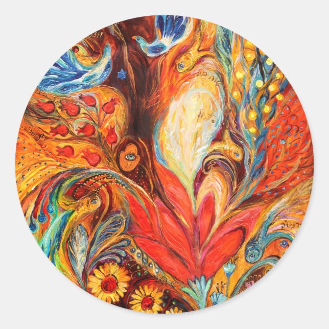 The Tree Of Life Classic Round Sticker (Front)