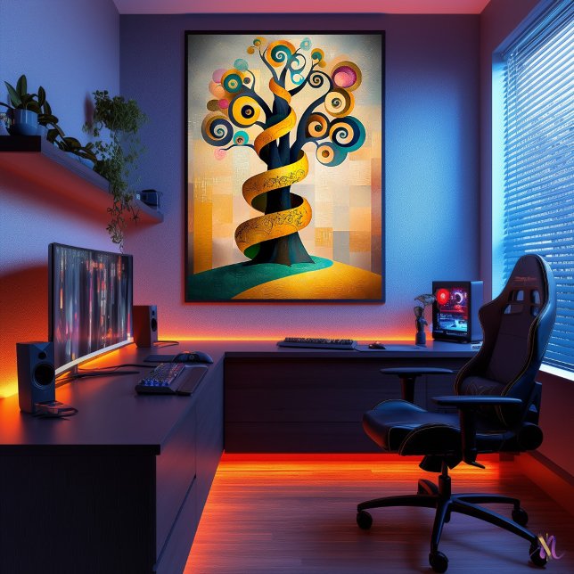 The Tree of Life - Cubist Minimalist Vision  Poster (Creator Uploaded)