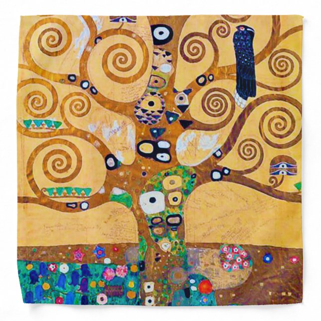The Tree of Life (detail), Klimt Bandana (Front)