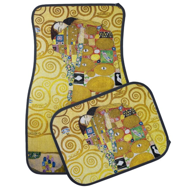 The Tree of Life (detail), Klimt Car Floor Mat (Set)