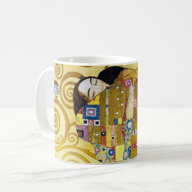 The Tree of Life (detail), Klimt Coffee Mug (Front Left)