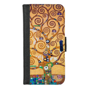 The Tree of Life (detail), Klimt iPhone 8/7 Wallet Case