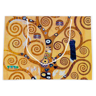 The Tree of Life (detail), Klimt Large Gift Bag