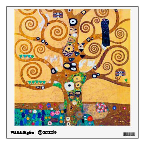 The Tree of Life detail Klimt Wall Decal