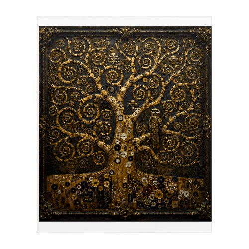 The Tree of Life Framed Relief Art | Golden Owl Ed