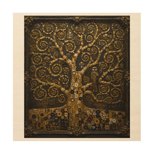 The Tree of Life Framed Relief Art | Golden Owl Ed
