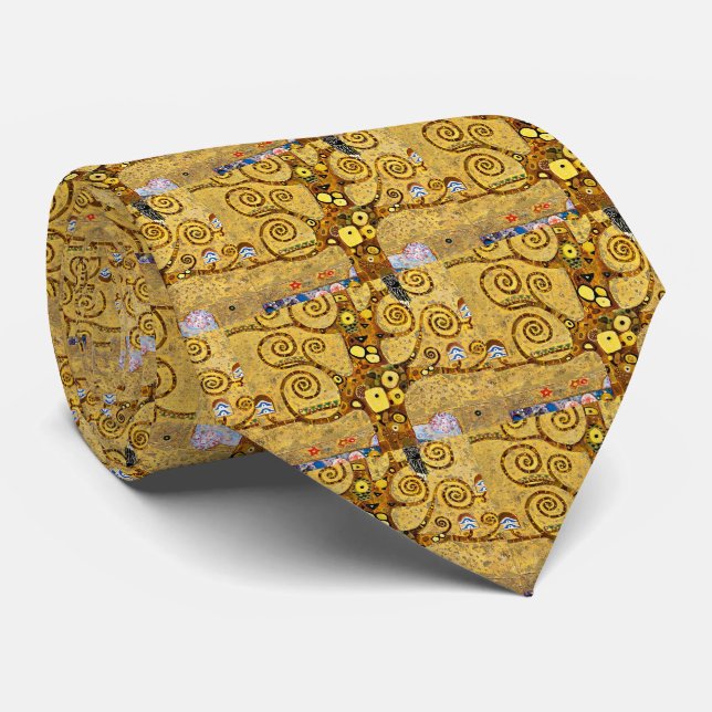 “ The Tree of Life ” , Gustav Klimt ネクタイ Neck Tie (Rolled)