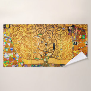 The Tree of Life, Gustav Klimt Bath Towel Set