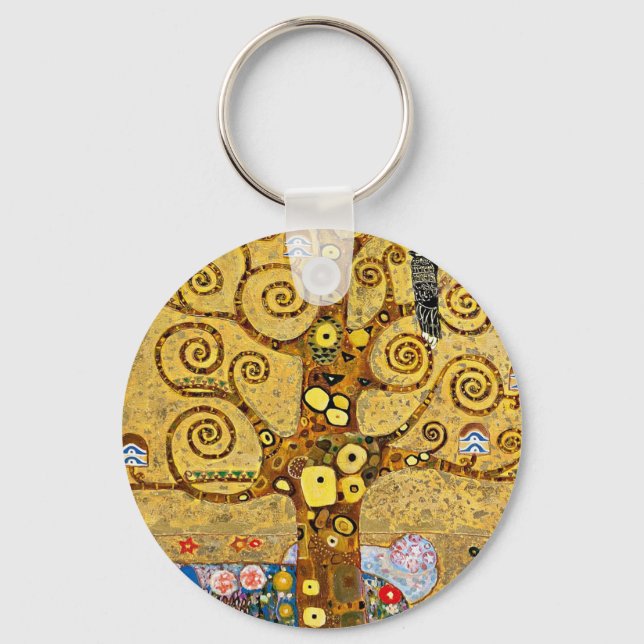 “ The Tree of Life ” , Gustav Klimt Keychain (Front)