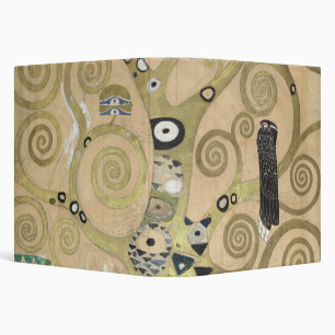 The Tree of Life, Gustav Klimt OIl Painting 3 Ring Binder