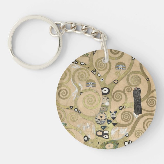 The Tree of Life, Gustav Klimt OIl Painting  Keychain (Front)
