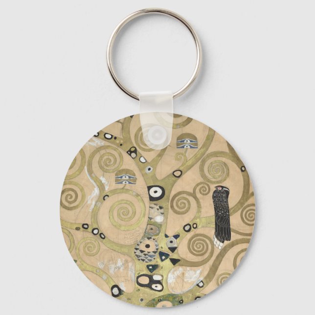 The Tree of Life, Gustav Klimt OIl Painting  Keychain (Front)