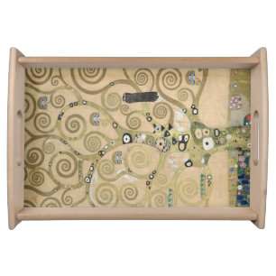 The Tree of Life, Gustav Klimt OIl Painting  Serving Tray