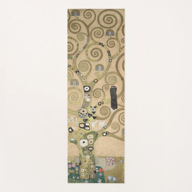 The Tree of Life, Gustav Klimt OIl Painting  Yoga Mat (Front)